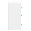 Sideboards 2 pcs White Engineered Wood