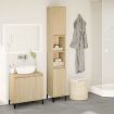 Bathroom Cabinet Sonoma Oak 30x30x190 cm Engineered Wood