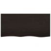 Basin Shelf Wall Mounted Steel and Solid Wood Oak