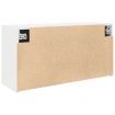 Bathroom Wall Cabinet White 80x25x40 cm Engineered Wood