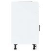 Kitchen Base Cabinet Porto White Engineered Wood