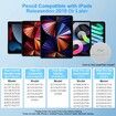 Stylus Pen for iPad Fast Charge for iPad Pencil Pen with Palm Rejection Tilt Sensitivity - Pen for iPad,iPad Pro M4,iPad Mini 6/5,iPad Air