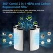 HEPA+Activated Carbon Filter For Dyson TP09 TP07 TP06 TP04 TP10 TP4A TP7A HP04 HP06 HP07 HP09 HP10 HP4A HP7A Air Purifier, 965432-01