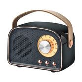 Retro Bluetooth Speakers, Wireless Vintage Speaker, Outdoors Wireless Portable Bluetooth Speaker Supports TF Card AUX for Home (Dark Green)