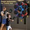 Music Boxing Machine,Smart Bluetooth Boxing Machine with Gloves,Wall Mounted Music Punching Trainer,LED Electronic Boxing Workout Target