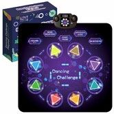 Dance Music Mat Rechargeable with 8 LED Lights and Bluetooth,Children's Toy Girls 3-12 Years