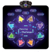 Dance Music Mat Rechargeable with 8 LED Lights and Bluetooth,Children's Toy Girls 3-12 Years