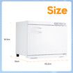 UV Hot Towel Warmer 23L Electric Heater Dryer Cabinet Stainless Steel Steriliser Rack Disinfection Facials Spa Barber Beauty Salon Nail Club Shop Home