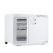 UV Hot Towel Warmer 23L Electric Heater Dryer Cabinet Stainless Steel Steriliser Rack Disinfection Facials Spa Barber Beauty Salon Nail Club Shop Home