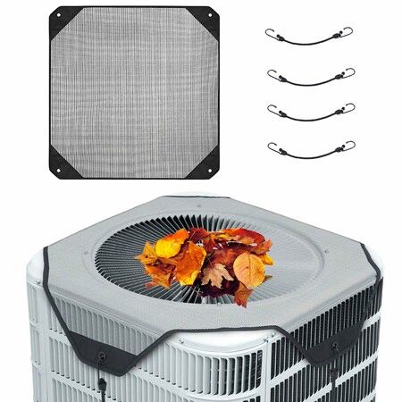 Air Conditioner Covers For Outdoor Units,Universal Mesh Cover for Outdoor HVAC Outdoor Central AC Unit Cover Protector,AC Covers 91*91CM