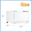 UV Hot Towel Warmer 16L Electric Heater Dryer Cabinet Stainless Steel Steriliser Heated Rack Disinfection Facial Spa Barber Beauty Nail Shop Club Home