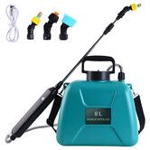 5L Battery Powered Garden Sprayer,Electric Sprayer with USB Rechargeable Handle,3 Mist Nozzles,Retractable Wand,Water Pump Sprayers GREEN