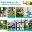 5L Battery Powered Garden Sprayer,Electric Sprayer with USB Rechargeable Handle,3 Mist Nozzles,Retractable Wand,Water Pump Sprayers GREEN