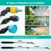5L Battery Powered Garden Sprayer,Electric Sprayer with USB Rechargeable Handle,3 Mist Nozzles,Retractable Wand,Water Pump Sprayers