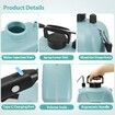 5L Battery Powered Garden Sprayer,Electric Sprayer with USB Rechargeable Handle,3 Mist Nozzles,Retractable Wand,Water Pump Sprayers