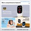 16GB MP3 Player with Bluetooth 5.4,Built in HD Speaker,Portable HiFi Music Player with Camera,Voice Recorder,FM Radio,Take Photo for Kids,White