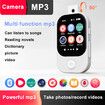 16GB MP3 Player with Bluetooth 5.4,Built in HD Speaker,Portable HiFi Music Player with Camera,Voice Recorder,FM Radio,Take Photo for Kids,White