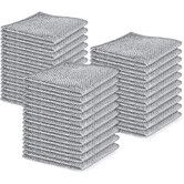 30pcs Set Non-Scratch Steel Wool Dishcloth Multi-Use Kitchen Scrubbers,Durable Cleaning Pads for Wet & Dry Use
