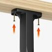 4PC Bed Frame Support Legs,Niture Adjustable Feet,Bed Adjustable Feet Feet Cabinet Feetniture for Bed Kitchen Table Chair Sofa 16-28CM