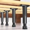 4PC Bed Frame Support Legs,Niture Adjustable Feet,Bed Adjustable Feet Feet Cabinet Feetniture for Bed Kitchen Table Chair Sofa 16-28CM