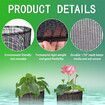 4 Pcs Aquatic Planting Bags, Reusable Mesh Water Garden Pond Plant Pot, Breathable Square Lily Pots for Bog and Terrestrial Plants