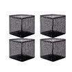 4 Pcs Aquatic Planting Bags, Reusable Mesh Water Garden Pond Plant Pot, Breathable Square Lily Pots for Bog and Terrestrial Plants
