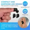 Rechargeable Hearing Aids for Seniors,Nearly Invisible,Intelligent Noise Reduction and Bluetooth for Mild to Moderate Hearing Los-Black