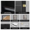 Sports Card Display Holder Graded Case Wall Mounted Cabinet for NBA Basketball Football Baseball Hockey PSA Comic Pokemon Game Trading Cards Lockable