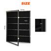 Sports Card Display Holder Graded Case Wall Mounted Cabinet for NBA Basketball Football Baseball Hockey PSA Comic Pokemon Game Trading Cards Lockable