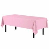 Pink Plastic Table Cloth Rectangle Table 8 Pack,Tablecloth,Table Cloth for Disposable Use,Table Cover