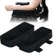 2Pcs Memory Foam Office Chair Arm Pads, Office Chair Armrest Covers Provide Elbow Cushion and Relieve Pressure