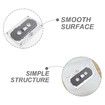 7 Pcs Blank Cassette Tapes 60 Minute Recordable Clear Audio Cassette Tape for Speech Music Recording, Audio Tapes
