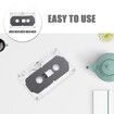 7 Pcs Blank Cassette Tapes 30 Minute Recordable Clear Audio Cassette Tape for Speech Music Recording, Audio Tapes