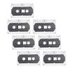 7 Pcs Blank Cassette Tapes 30 Minute Recordable Clear Audio Cassette Tape for Speech Music Recording, Audio Tapes