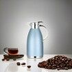 1.8L Thermal Carafe, Insulated Stainless Steel Dispenser for Coffee, Tea, Hot Water, Keep 12 Hours Hot or 24 Hours Cold, Blue