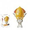 Electric Auto-Avoid Octopus Toy Dancing Squid Kids Toy LED Light Music Electric Octopus  Type C Charging Christmas Gift COL Yellow