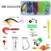 1.8M Telescopic Fishing Rod and Spinning Reel Combo,Kids Fishing Tackle Kit with Lures,Hooks,Line,Carrier Bag For Saltwater and Freshwater Fishing