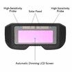 Professional Solar Energy Auto Darkening Welding Safety Dustproof Goggles Anti-Glare UV Weld Glasses With 10 Protective Lenses And Storage Case