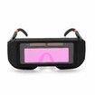 Professional Solar Energy Auto Darkening Welding Safety Dustproof Goggles Anti-Glare UV Weld Glasses With 10 Protective Lenses And Storage Case