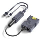 Starlink Mini PoE Splitter, Starlink Mini Power Kit 12V, 150W DC 48V/3A Input GigE Passive and ESD Protection with Starlink Conversion Kit