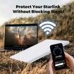 Starlink Mini Protective Cover Case, Starlink Mini Accessories Silicone Protective Case for Starlink Mini Dish, White