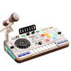 DJ Mixer Toys for Kids, Electronic Musical DJ Toys with Lights and Songs, Sound Effects with Microphone, Birthday Gifts for Boys Girls, White