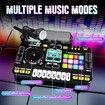 DJ Mixer Toys for Kids, Electronic Musical DJ Toys with Lights and Songs, Sound Effects with Microphone, Birthday Gifts for Boys Girls, Black