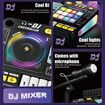 DJ Mixer Toys for Kids, Electronic Musical DJ Toys with Lights and Songs, Sound Effects with Microphone, Birthday Gifts for Boys Girls, Black