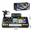 DJ Mixer Toys for Kids, Electronic Musical DJ Toys with Lights and Songs, Sound Effects with Microphone, Birthday Gifts for Boys Girls, Black