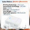 Label Printer Home Handheld Portable Bluetooth Mini Small Pocket Free 1 Roll White Label iOS Android Windows Thermal BT USB