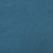 High Back Chair Blue Velvet Button Design
