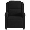 Recliner Chair Black Velvet