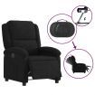 Electric Recliner Chair Black Velvet