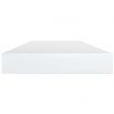 Bookshelf Boards 4 pcs High Gloss White 80x10x1.5 cm Engineered Wood